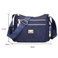 thumbnail image 3 of Bolsa bandolera Oxford de gran capacidad con múltiples bolsillos para mujer (azul) Ehuebsd Para Estrenar, 3 of 7