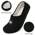 thumbnail image 4 of Ecetana Women's Men's Slippers Slip On Travel Unisex Fuzzy Fluffy Lining Socks House Shoes, 4 of 6