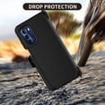 thumbnail image 7 of Takfox Case For Motorola Moto G Stylus 5G 2022 ,Shockproof Heavy Duty Rugged Locking Swivel Holster Belt Clip Kickstand Full Body Hard Shell Phone Cover Case，Black, 7 of 7