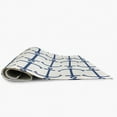 thumbnail image 4 of 3' x 5' Simply Daisy Anchor Pattern Beach Style Chenille Area Rug, Nautical Navy, 4 of 4