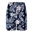 thumbnail image 5 of Gibobby Men's Beach Shorts Swim Shorts 2 in 1 Men's Swim Trunks 9" with Zipper Pockets Bathing Suit Built-in Board Shorts Swimwear Long Shorts(M,Dark Blue), 5 of 5
