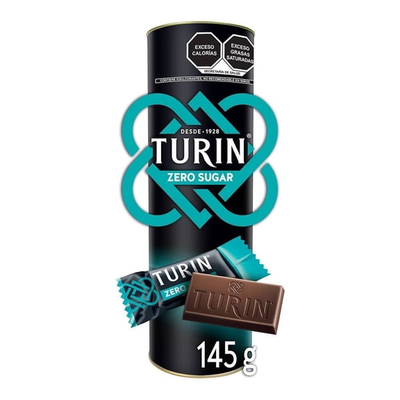 Chocolates amargos Turin 55% cacao sin azúcar 145 g