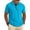 Blue, variant on KLHDSF Men's Short Sleeve Polo Golf Shirts 3-Button Moisture Wicking Athletic T-Shirts Casual Collared Tops Black L