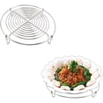 thumbnail image 3 of Grille de Cuisson et de Refroidissement Ronde 7 Pouces en Acier Inoxydable 1 Pouces pour Cuisinière, 3 of 5