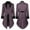 Purple, variant on Jienlioq Sport Coats for Men Men Patchwork Turn-Down Collar Long-Sleeved Costume Cosplay Swallow-Tailed Coat Flash Deals