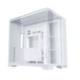 thumbnail image 1 of Lian-Li O11 Vision Compact Tempered Glass ATX Mid Tower Computer Case, White, 1 of 3