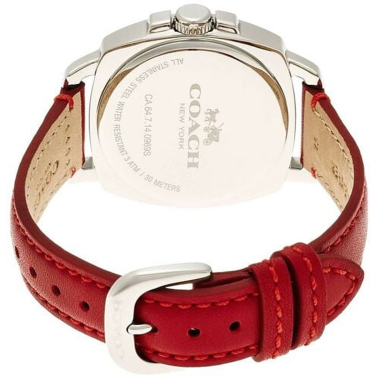 Coach 14502171 Boyfriend Small Multi-function Watch with Red  display picture 3