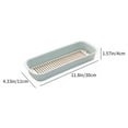 thumbnail image 3 of Qiweii Plastic Chopstick Cutlery Storage Box Multifunctional Chopstick Basket Spoon Holder Chopstick Basket Support for Kitchen Countertop Utensil Organizing, 3 of 6