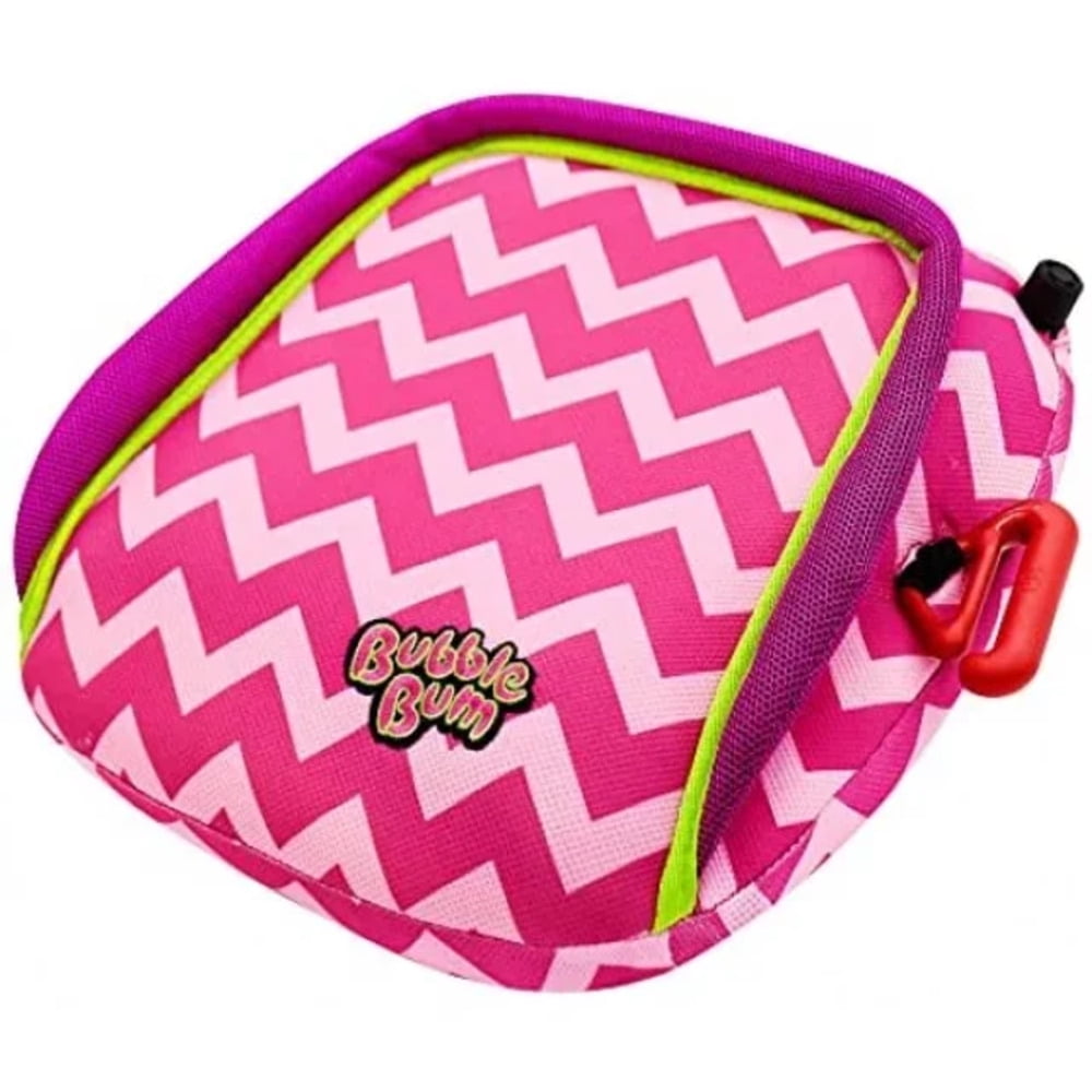 BubbleBum Booster Seats Inflatable Booster Car Seats for Kids Aged 4 to 11 Years, Pink Style