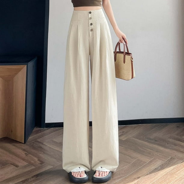 WILLBEST Pantalones Casuales para Mujer, Pantalones Cortos de Verano Cómodos, Uso Diario Versátil, Diseño de Color Sólido, Ajuste Relajado para Darle Estilo. Extra Grande