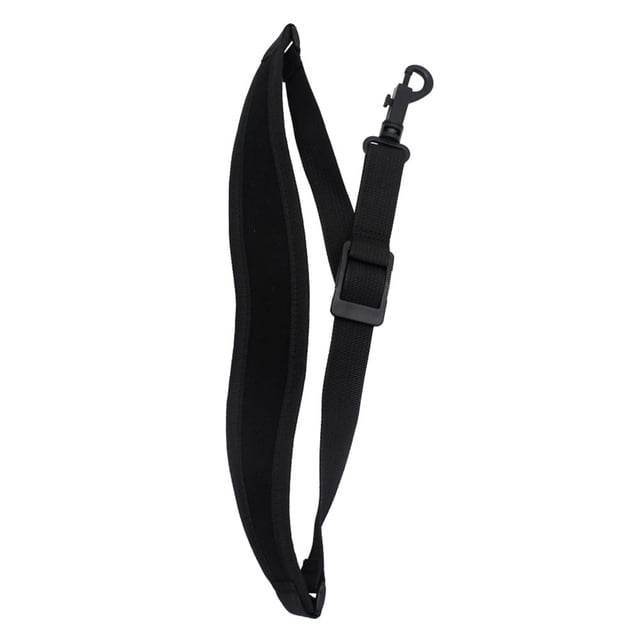 Milisten Black Cotton Saxophone Hanging Strap Practical Neck Strap Easy to Attach Sax Accessory