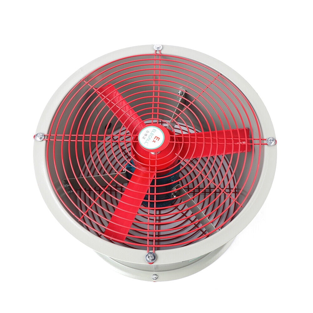 16" Explosion-proof Axial Exhaust Fan Spray Booth Paint Fume Exhaust Fan 1450rpm
