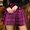 Hot Pink, variant on Tennis Skirts for Women's Summer A-Line Skirt with Lattice Print for Casual Wear Red S