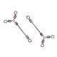 thumbnail image 3 of 15 piezas Durable en forma de Y giratorios de 3 vías anzuelo de pesca señuelo conectores accesorio de aparejos(12#) YUNYI BRAND Deportes, 3 of 8