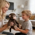 thumbnail image 5 of Adorable Baby Monkey Toy Cuddly Orangutan Stuffed Animal Doll For Kids And Adults, 5 of 5