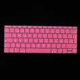 thumbnail image 2 of Protector de teclado de silicona suave al tacto, fino, impermeable y lavable, fonético en español rosado, 2 of 9