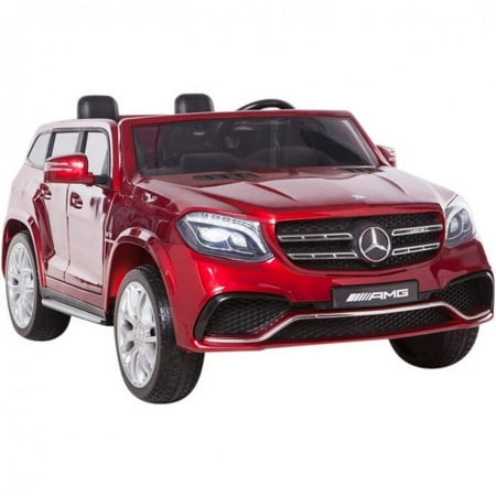 - 2X12V Limited Licensed Mercedes Benz GLS Series 2 Seater Kids Ride On Car, Toy, SUV -Doors,Music, Lights, Leather, Remote