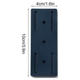 thumbnail image 2 of Retenedor de enchufe montado en la pared Soporte de almacenamiento para fijador de toma de corriente sin perforaciones (azul), 2 of 2