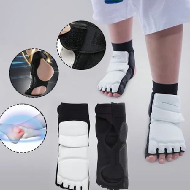 Protector de pie de Taekwondo ANGGREK 1 par de protectores de pie antideslizantes