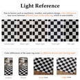 thumbnail image 5 of PureCozy 2'x6' Runner Rugs for Hallway Entrance Bedroom Entryway Kitchen Modern Soft Shag Non Slip Checkered Washable Runner Rug, Black & White, 5 of 5