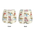 thumbnail image 6 of Uemuo Cute Bull Dog Pattern Women's Athletic Shorts High Waisted Running Shorts with Liner Pockets Gym Elastic Workout Shorts-Large, 6 of 9
