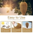 thumbnail image 2 of KUKIDSVO Cotton Honeybee Repellent Hanging Net 14.17x7.87in Weather Resistant for Garden Patio Outdoor(Khaki), 2 of 6