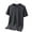 Dark Gray, variant on Wyobmus Men's Crewneck T-Shirt Quick Dry Short Sleeve Shirts Moisture Wicking Sun Protection Performance T-Shirt for Casual Workout Black