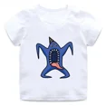 thumbnail image 3 of Camiseta de algodón con estampado de dibujos animados para niños, juego popular, Garten of Banban, ropa divertida y bonita para niñas, camiseta informal de verano para bebés y niños, mangas cortas, 3 of 5