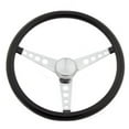 thumbnail image 2 of Classic 15in Black Vinyl Wheel - Chrome 3-Spoke, 2 of 2