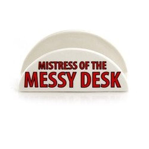 Enesco Our Name is Mud by Lorrie Veasey Money and Power Desk Plaque 2-1/4-Inch