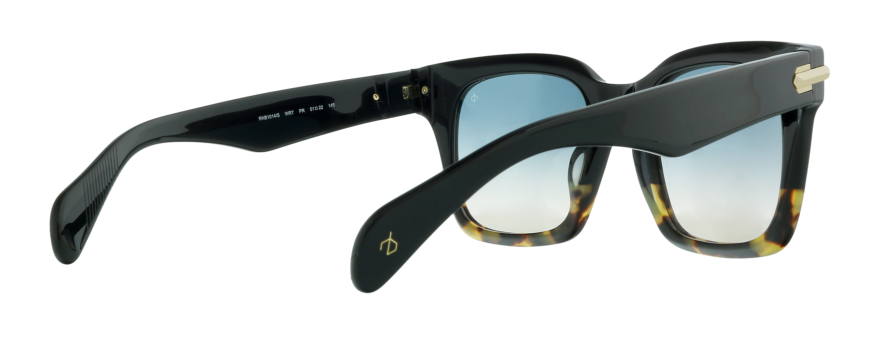 Sunglasses Rag & Bone Rnb 1014 /S 0WR7 Black Havana / Pr  display picture 1