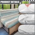 thumbnail image 3 of Pzuqiu 2 Piece RV Dinette Cushion Covers Soft Fabric Elastic Wood Grain Print Camper Cushion Covers RV Sofa Split Seat Cover for Travel Trailer Couch, 3 of 7