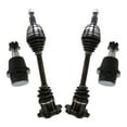 AutoShack Front CV Axle Drive Shaft Assembly Lower Ball Joints Set of 4