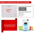 thumbnail image 3 of HTVRONT 12" x 25FT Red HTV Vinyl Iron on Heat Transfer Vinyl for HTVRONT & All Cutter Machine, 3 of 9