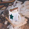 thumbnail image 6 of 3dRose, Green Striped Star - Christmas Art, 11oz Magic Transforming Mug, 6 of 8