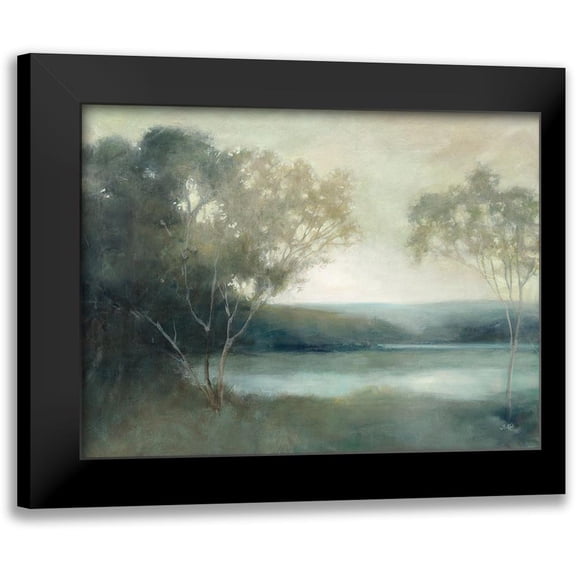 Purinton, Julia 14x12 Black Modern Framed Museum Art Print Titled - Early Lake
