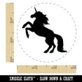 thumbnail image 2 of Majestic Unicorn Rearing Up Rubber Stamp for Scrapbooking Crafting Stamping - Small 3/4 Inch, 2 of 7