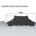 thumbnail image 3 of Black Engine Splash Shield Guard Fit for 2009-2013 Audi A8 (D4/4H) 4H0825235J, 3 of 10
