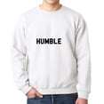 thumbnail image 1 of Humble Urban Slang Words Men's White Sweatshirt, 1 of 1