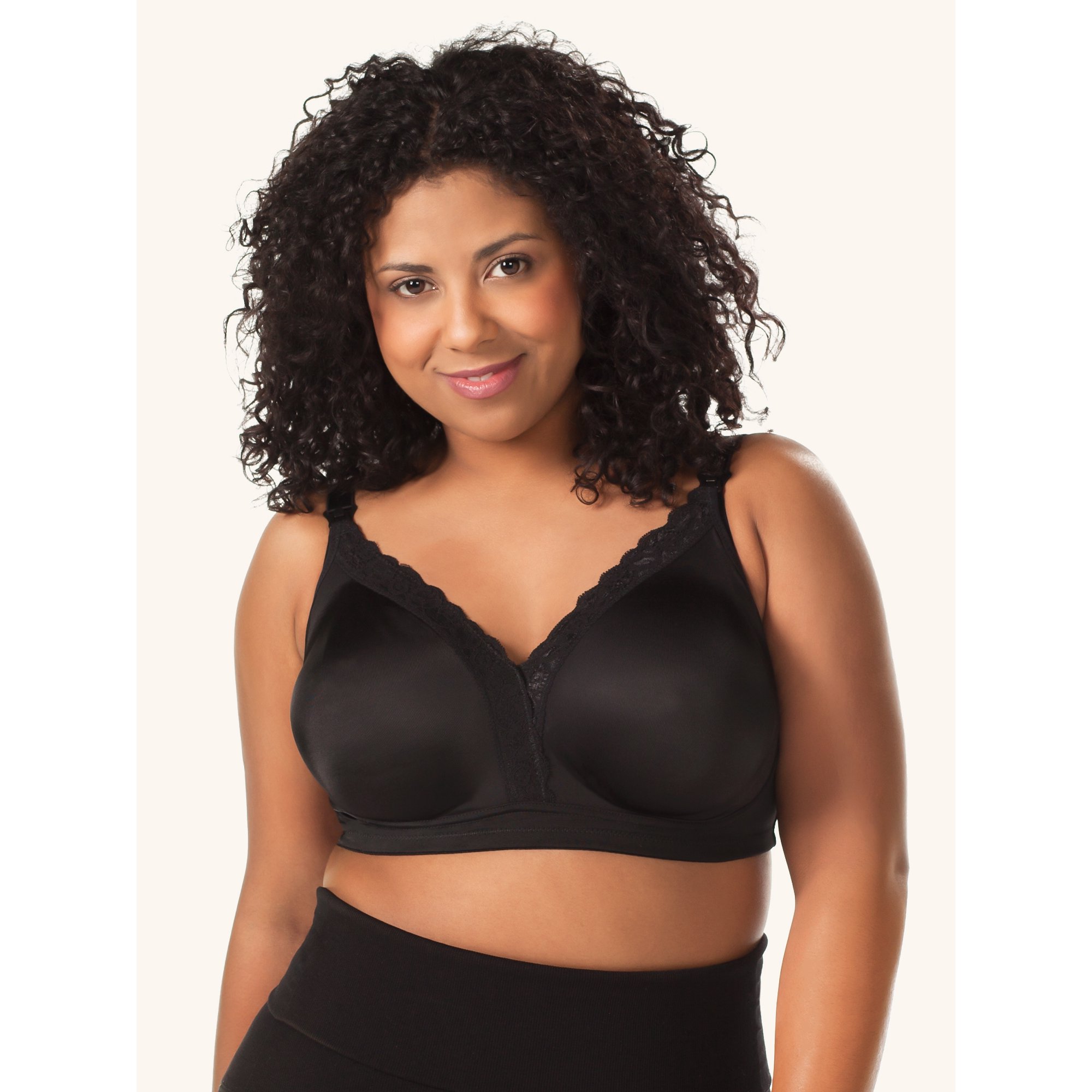 Leading Lady, The Veronica, Lace Wireless Nursing Bra, Molded Cups, Smoothing, Nursing Clips, Cotton Sling for Support (Women's)