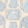 thumbnail image 5 of Kyte Baby Zippered Footie in Storm, 5 of 8