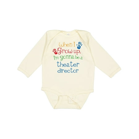 

Inktastic Theater Director Future Gift Baby Boy or Baby Girl Long Sleeve Bodysuit