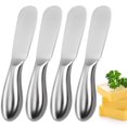 thumbnail image 2 of Bxaolu 2-Piece Spreader Knife Set, Stainless Steel for Cheese Butter Jam, Dishwasher Safe Kitchen & Serving Utensils, Gift for Wedding Housewarming Christmas, 2 of 9