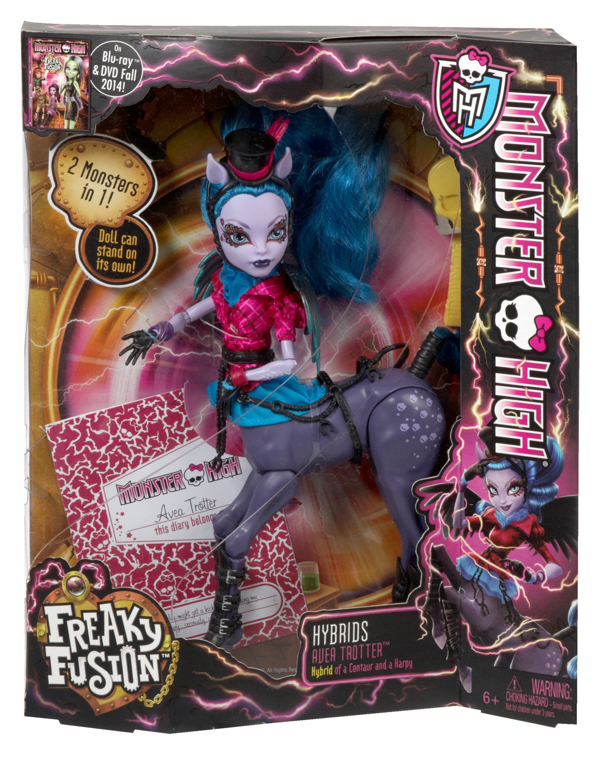 Monster High Freaky Fusion Avea Trotter Doll.