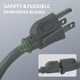 thumbnail image 4 of Cable de extensión para exteriores EP, paquete de 2 unidades, 3 m, 16/3, SJTW, 13 A, 1625 W, gris, 4 of 8