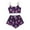 Dark Purple, variant on CONFREE Halloween Pajamas for Women Set Sleeveless Sleepwear Tops Shorts Hallowmas Pumpkin Ghost Pjs for Women Cozy Nightwear