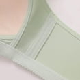 thumbnail image 5 of VISALY Bras for Women, Bras for Older Women Plus Size Lace Mesh Bras Breathable Bra Full Coverage Bras Bra with Support, Shapely Bra, Bras for Women No Underwire, Bras (Mint Green, L), 5 of 8