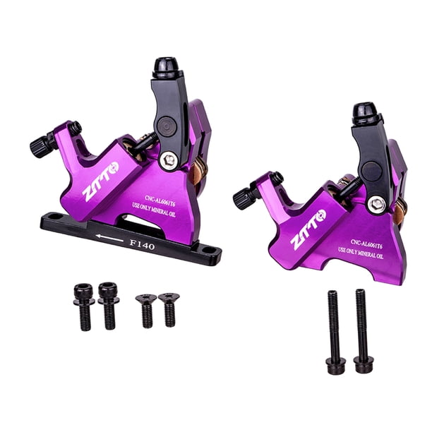 Pinzas de freno de disco hidráulico ultraligeras para bicicleta de carretera Púrpura Sunnimix Disco de freno hidráulico de bicicleta