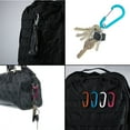 thumbnail image 3 of West Coast Paracord Aluminum Carabiner with Split Key Ring - Clip Flat Shape Mini Spring Hook Keychain Daily Life Hammocks Camping Hiking Running Accessories, 3 of 7