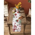 thumbnail image 4 of Table Runners 72 Inches Long Dress Scarves, Red Snowman Christmas Farmhouse Kitchen/Dining Table Runner, Coffee Tablerunners, Xmas Botanical Balls Snowflake 13x72 Inch, 4 of 7